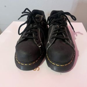 Doc Martens steel toe black men shoes